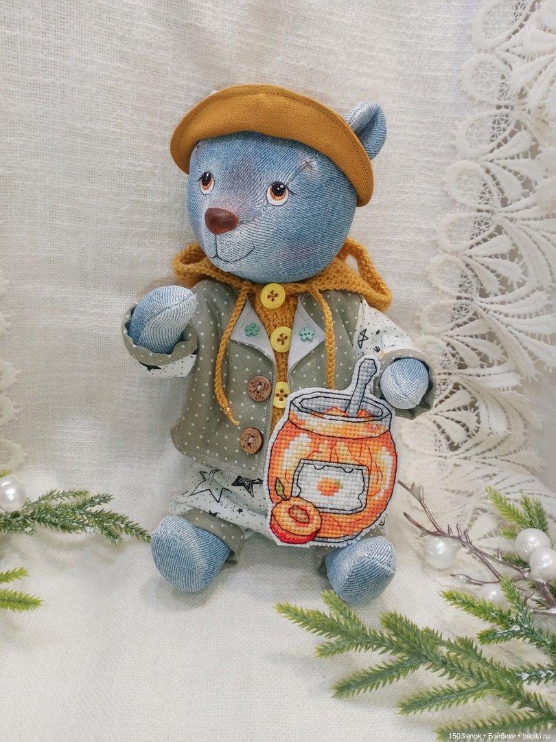 Джинсовые мишки — Авторские мишки Тедди и друзья: фото