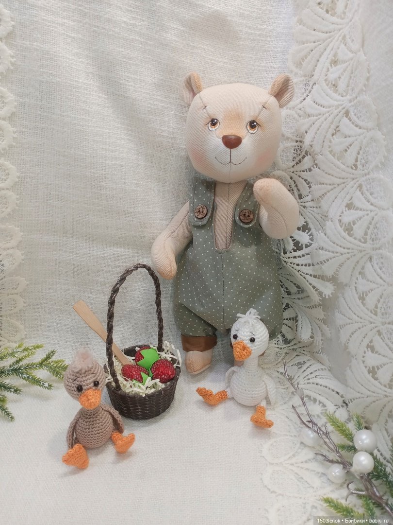 Джинсовые мишки — Авторские мишки Тедди и друзья: фото (фото 7)