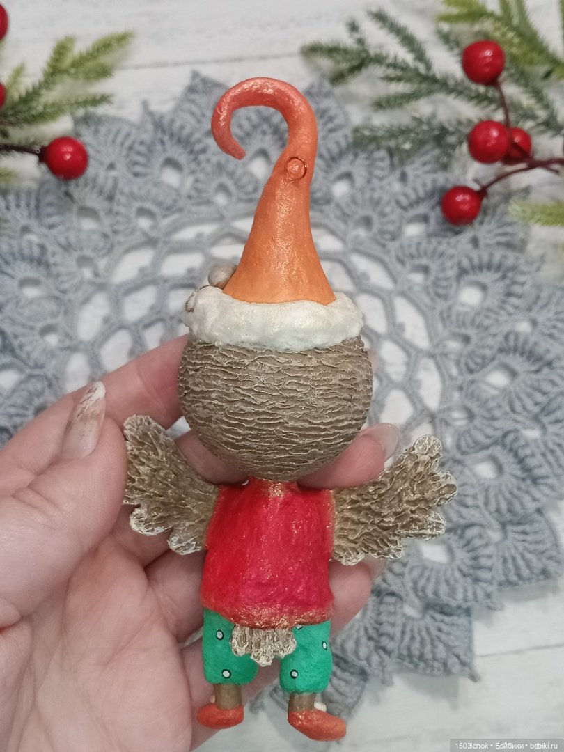 Совиные детки — Лепка авторских игрушек и папье