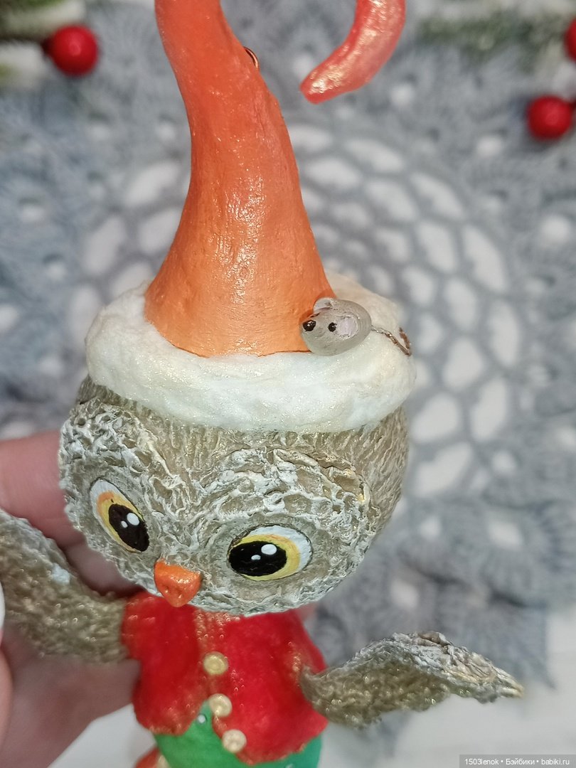 Совиные детки — Лепка авторских игрушек и папье