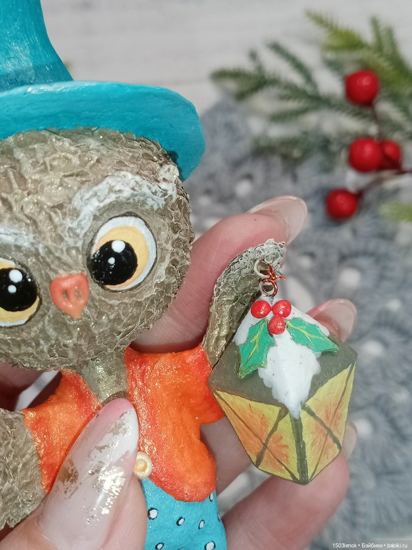 Совиные детки — Лепка авторских игрушек и папье (фото 8)