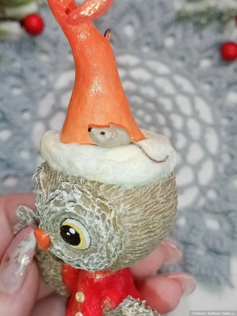 Совиные детки — Лепка авторских игрушек и папье