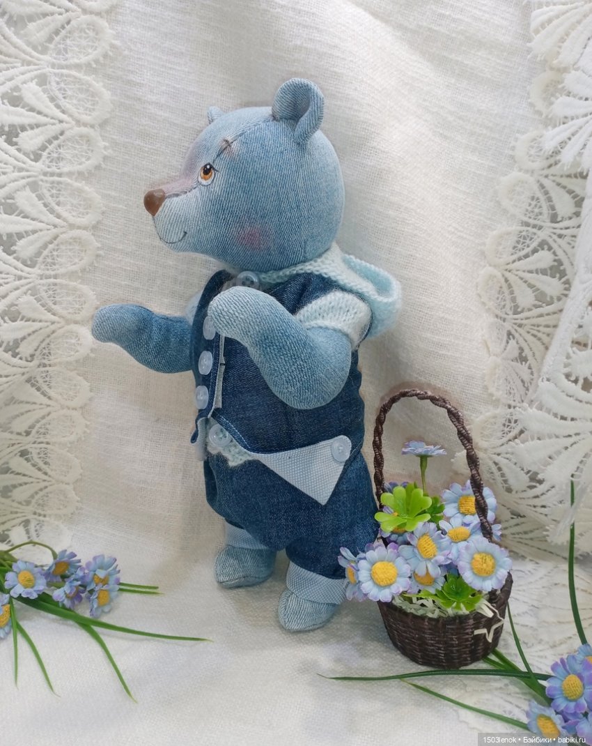 Себастьян — Авторские мишки Тедди и друзья: фото (фото 8)