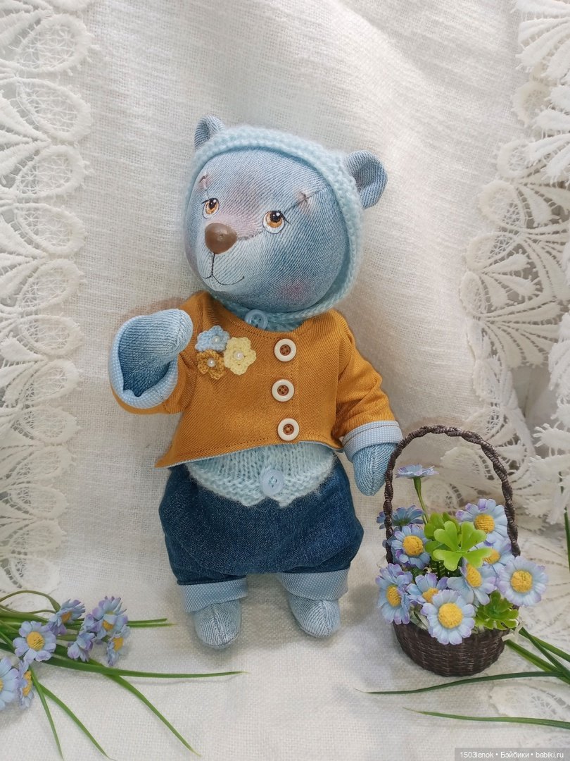 Себастьян — Авторские мишки Тедди и друзья: фото (фото 2)