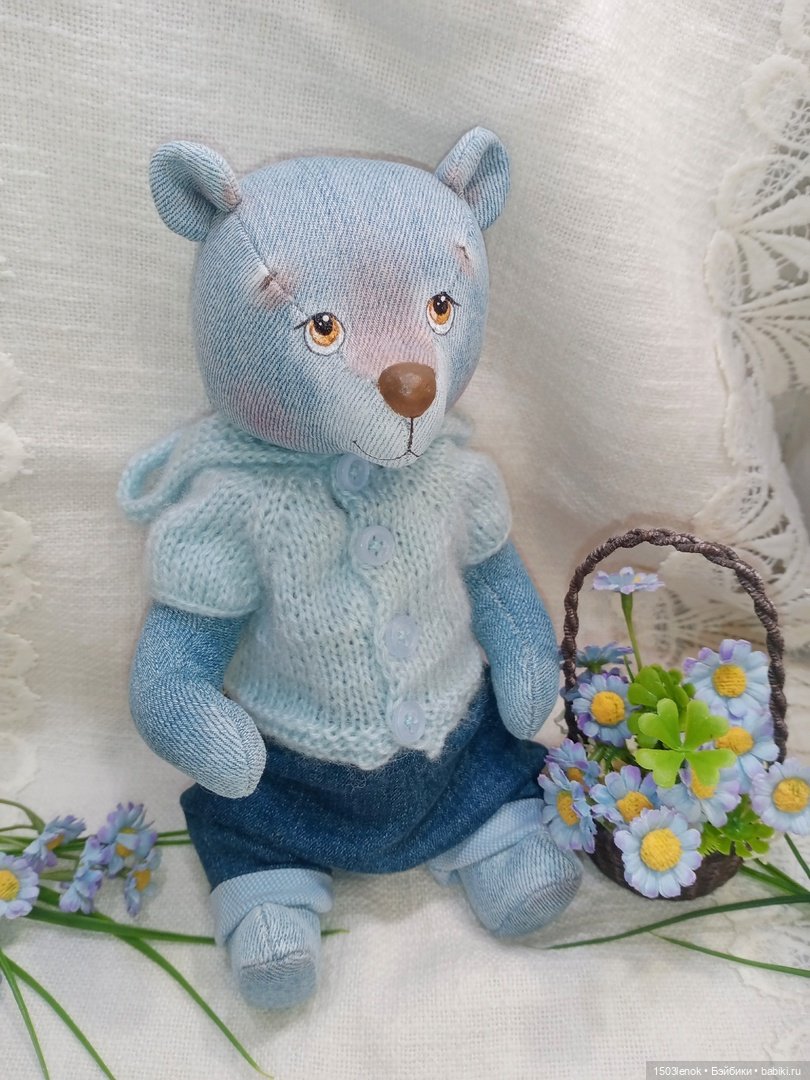 Себастьян — Авторские мишки Тедди и друзья: фото (фото 6)