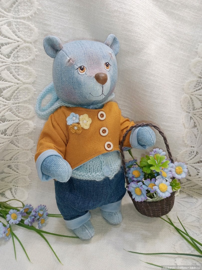 Себастьян — Авторские мишки Тедди и друзья: фото (фото 3)