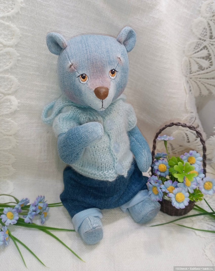 Себастьян — Авторские мишки Тедди и друзья: фото (фото 5)