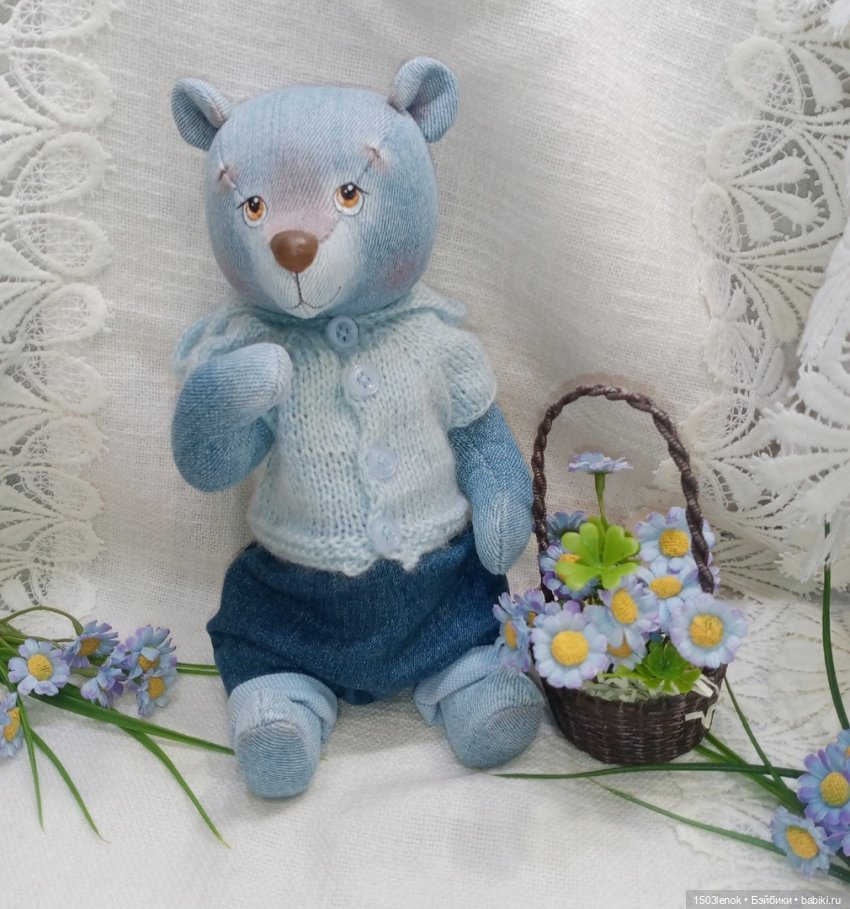 Себастьян — Авторские мишки Тедди и друзья: фото (фото 4)