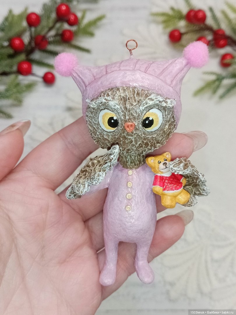 Пижамная вечеринка — Лепка авторских игрушек и папье (фото 3)