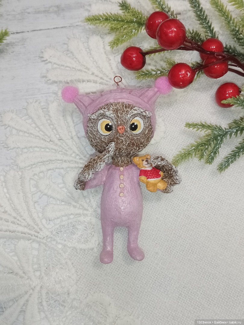 Пижамная вечеринка — Лепка авторских игрушек и папье (фото 2)