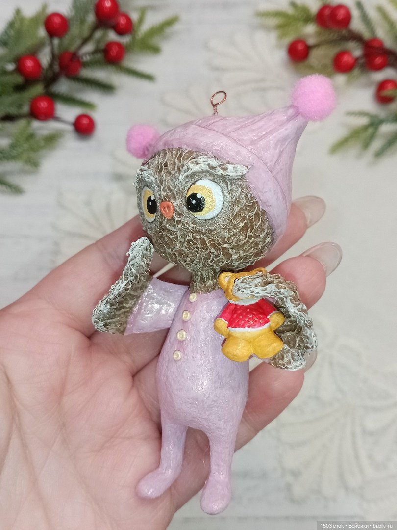 Пижамная вечеринка — Лепка авторских игрушек и папье (фото 4)