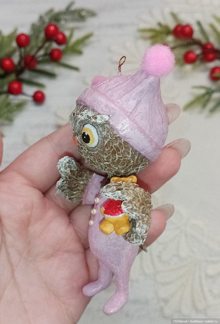 Пижамная вечеринка — Лепка авторских игрушек и папье (фото 8)