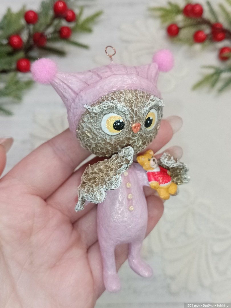 Пижамная вечеринка — Лепка авторских игрушек и папье (фото 5)