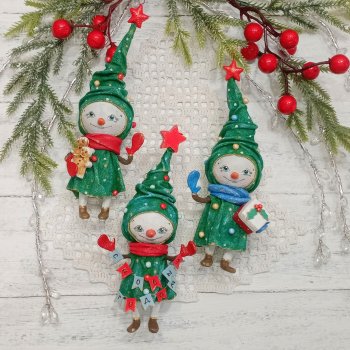 Ёлочки-снеговички