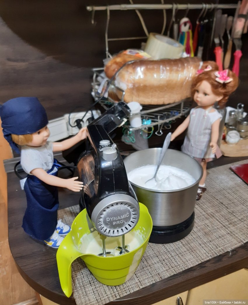 ИЗ ЖИЗНИ КУКОЛ "Как мы тортик собирали" 3ч (фото 9)