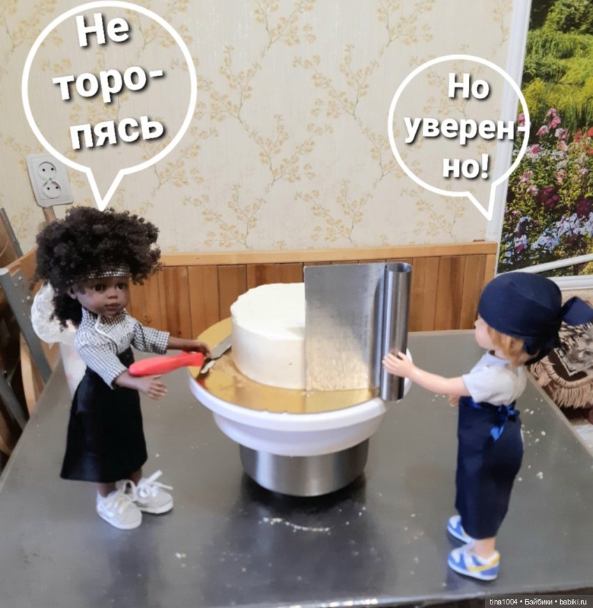 ИЗ ЖИЗНИ КУКОЛ "Как мы тортик собирали" 5ч (фото 6)