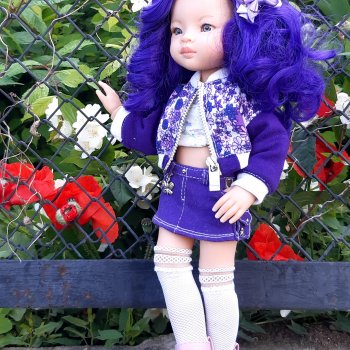 Всё стало фиолЭтовым и почти в крапинку