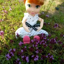 Поход на горный склон у рощи.