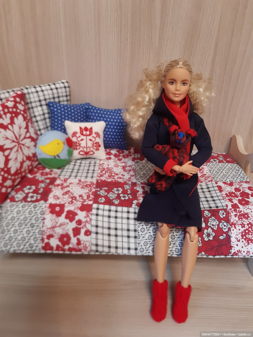 Мишка глазастик для куклы (фото 3)