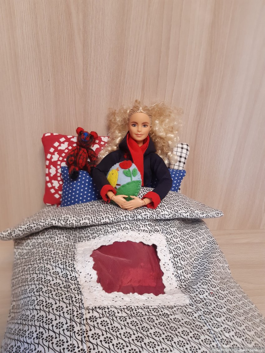 Мишка глазастик для куклы (фото 4)