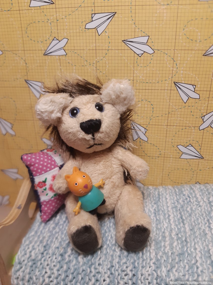 Ёжик Коржик 🍪 — Текстильные игрушки и примитивы: кофейные