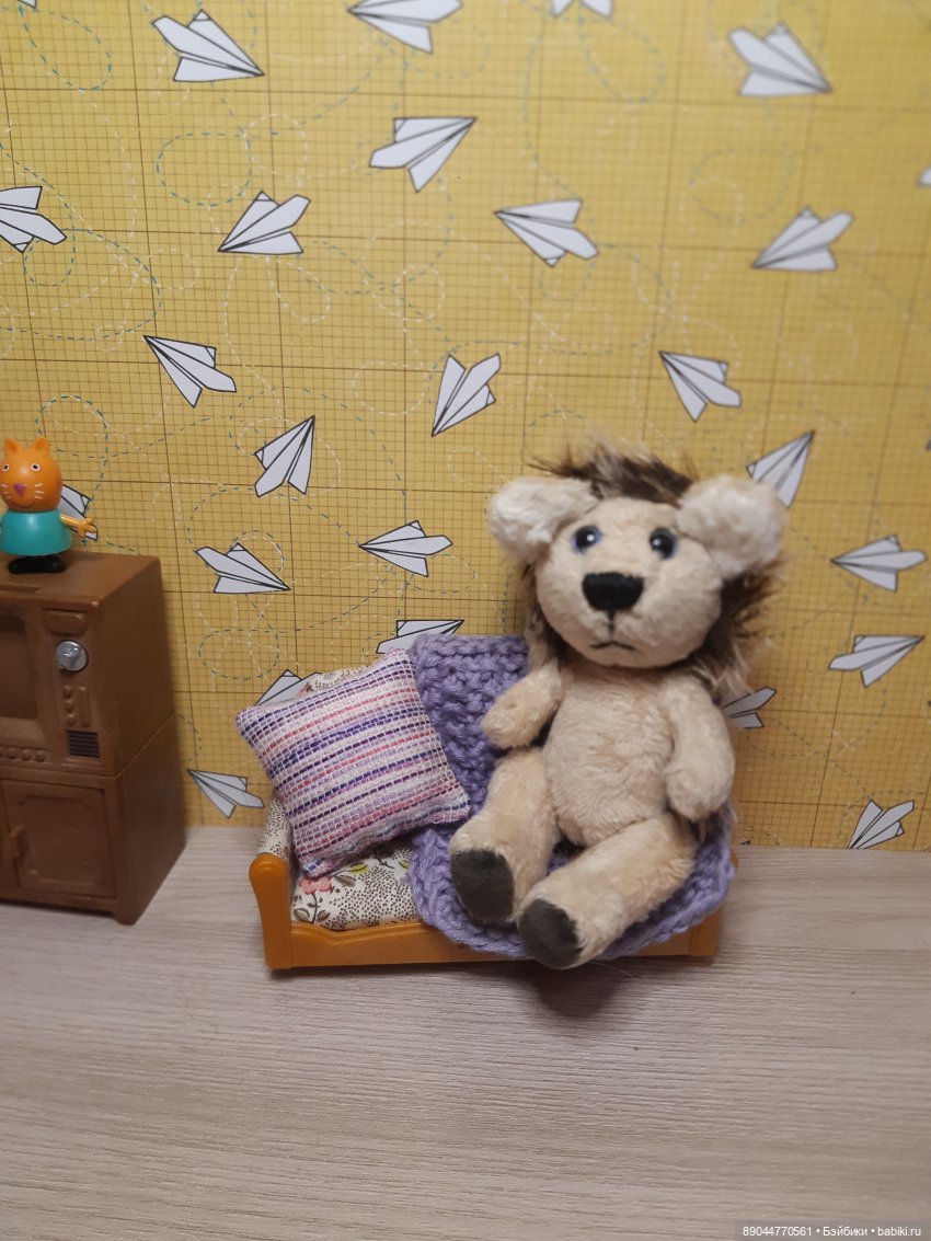 Ёжик Коржик 🍪 — Текстильные игрушки и примитивы: кофейные (фото 3)