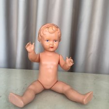 Маленькая антикварная кукла Schildkrot -Германия,50-е годы