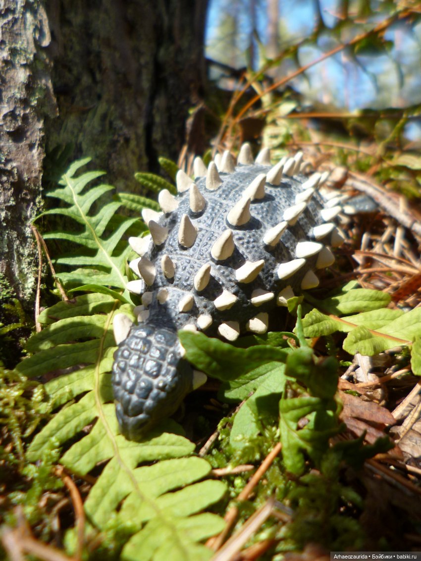 Анкилозавры в весеннем лесу (фото 8)