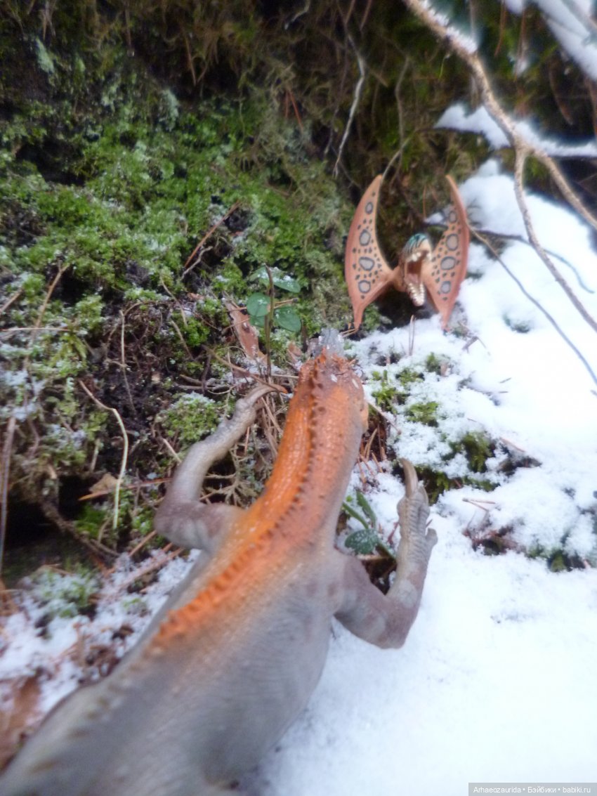 Ящеры в лесу: по первому снегу (фото 6)