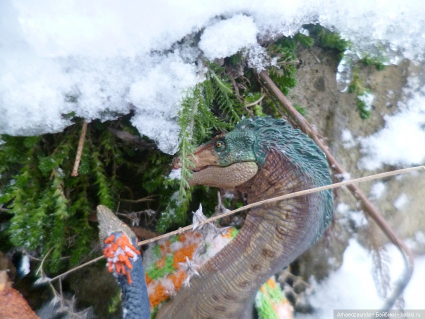 Ящеры у реки: поиски в снегу | Бэйбики Ящеры у реки: поиски в снегу