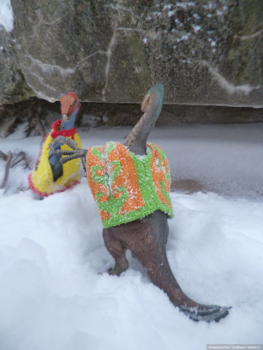 Ящеры у реки: поиски в снегу | Бэйбики Ящеры у реки: поиски в снегу (фото 7)