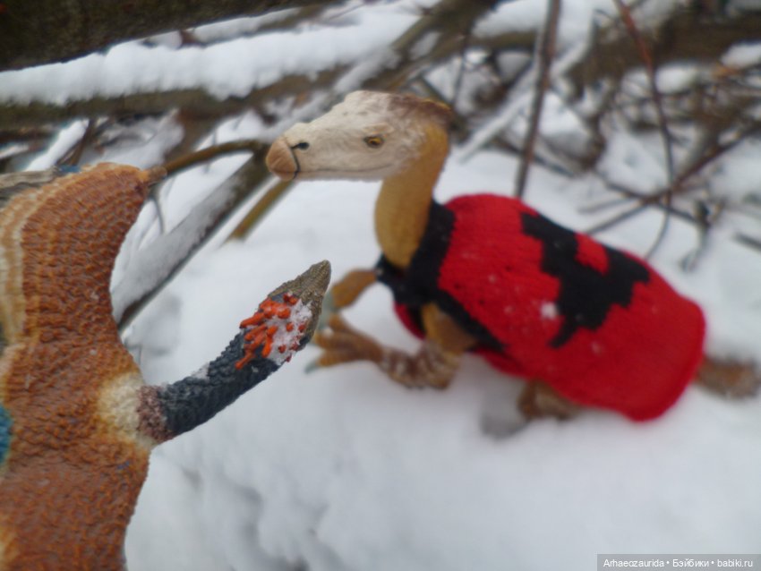 Ящеры у реки: поиски в снегу | Бэйбики Ящеры у реки: поиски в снегу (фото 2)