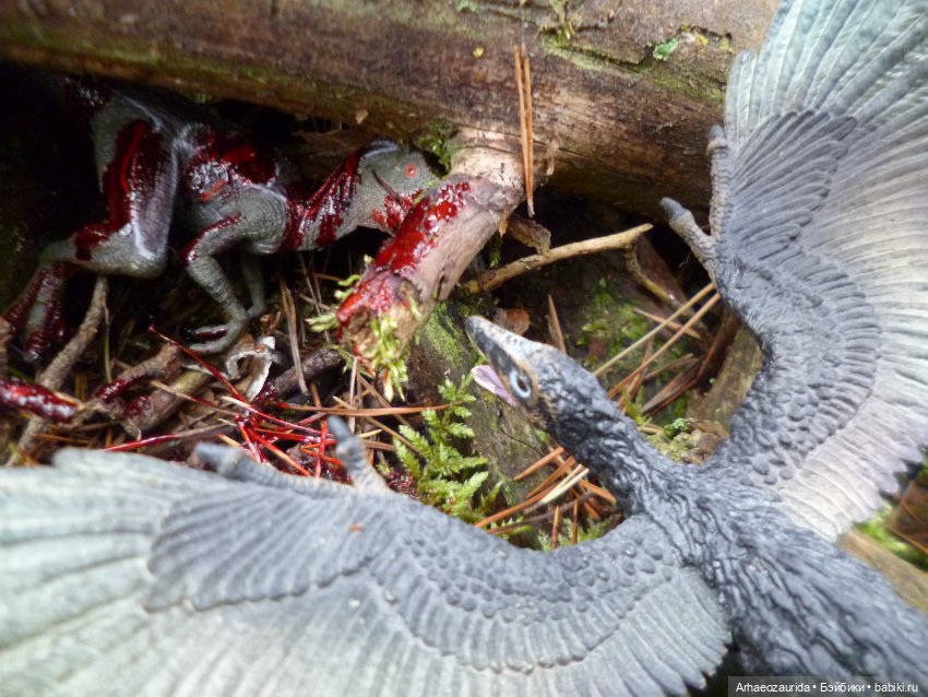 Ящеры в лесу: раненый раптор | Бэйбики Ящеры в лесу: раненый раптор (фото 5)