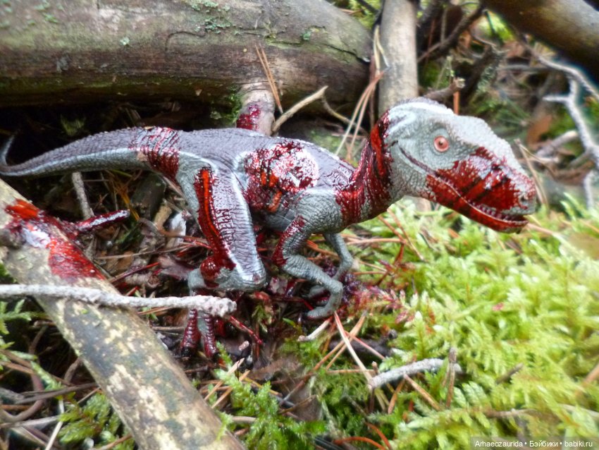 Ящеры в лесу: раненый раптор | Бэйбики Ящеры в лесу: раненый раптор (фото 6)