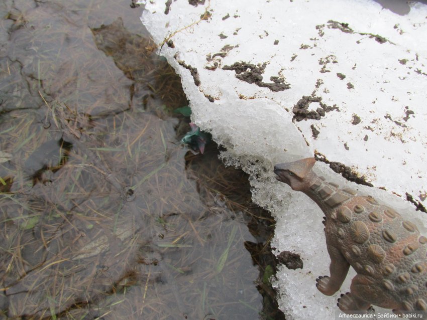 Ящеры у реки: зимнее половодье | Бэйбики Ящеры у реки: зимнее половодье