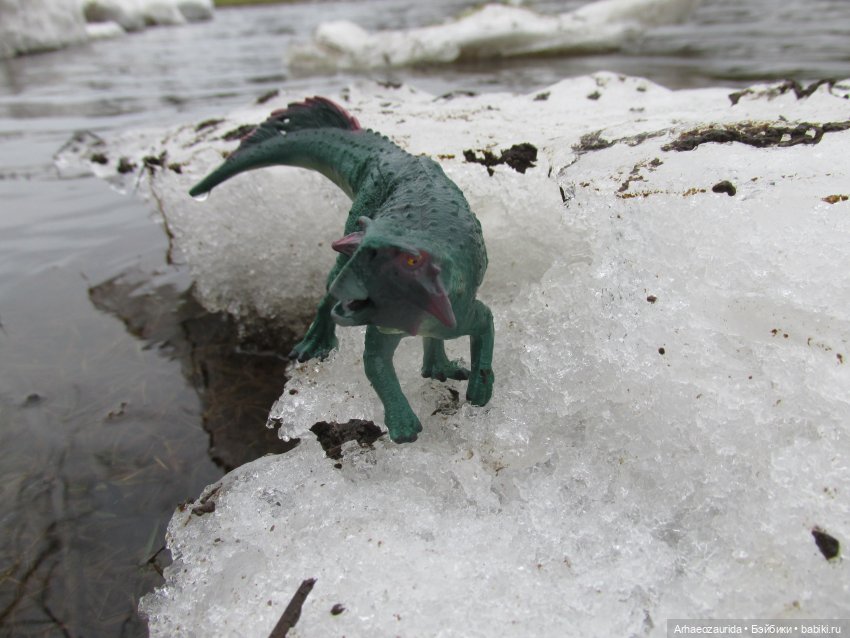 Ящеры у реки: зимнее половодье