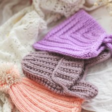 Набор Вязаных шапки для Блайз и других кукол