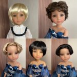 Короткие парички 8-9 для кукол Руби Ред и других