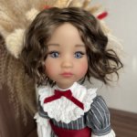 Парик из козочки для кукол Руби Ред