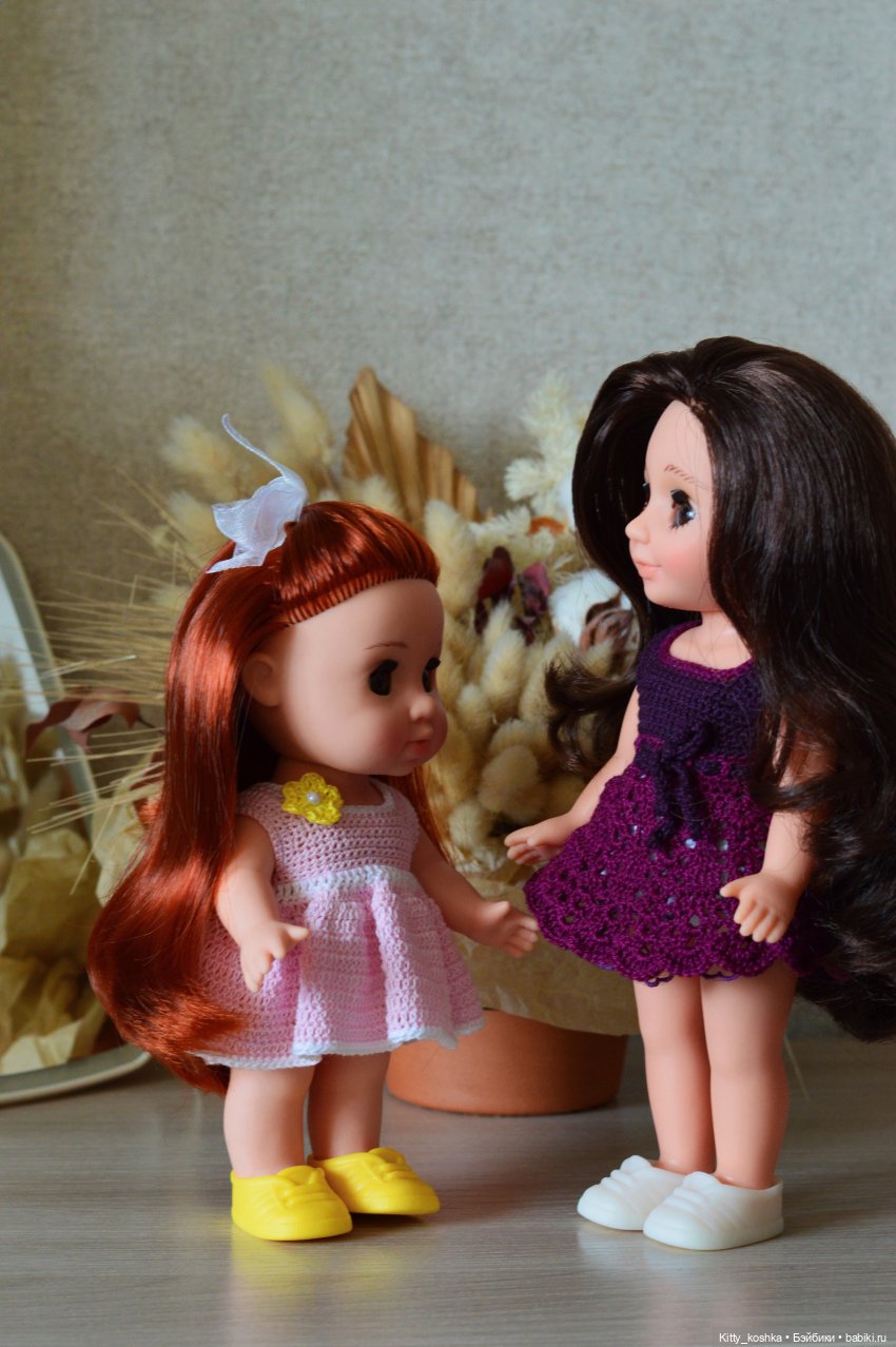 Ася встречает сестричку — Российские куклы Весна (фото 9)