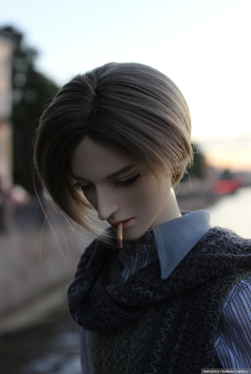 Осенний кофе. Юлиан — Гибридизация кукол BJD (БЖД): пересадка головы (фото 7)