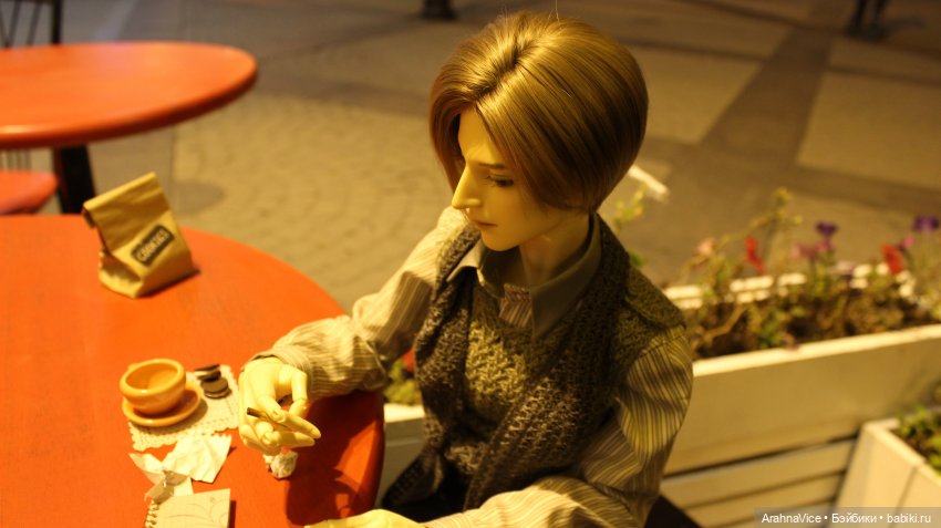 Осенний кофе. Юлиан — Гибридизация кукол BJD (БЖД): пересадка головы (фото 8)