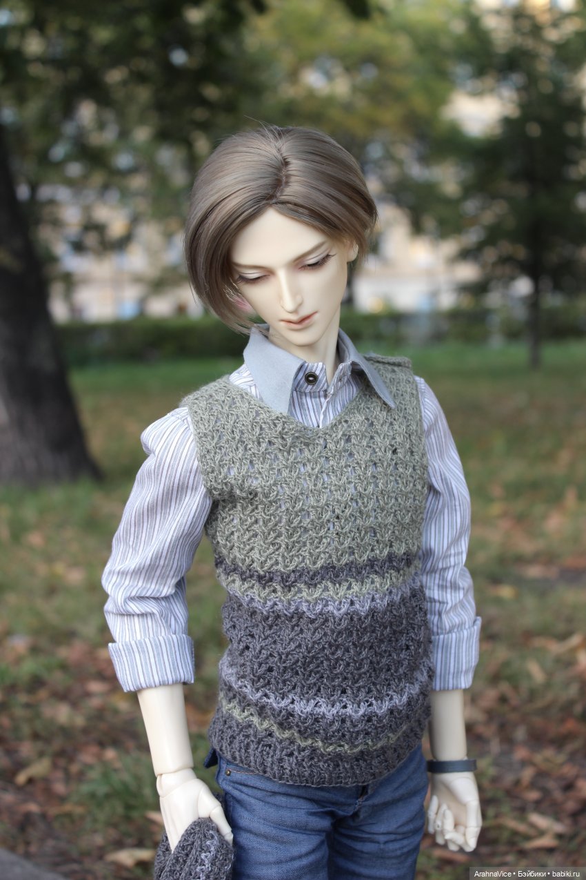 Осенний кофе. Юлиан — Гибридизация кукол BJD (БЖД): пересадка головы