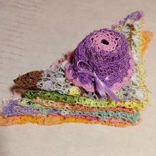 Весенние шали для зайцев UFdoll, Barbie и других кукол близкого формата.