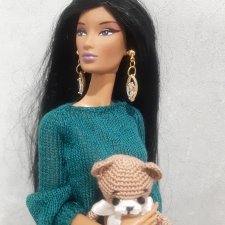 Серьги для кукол