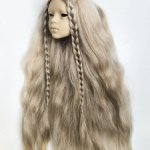 Парик из натуральных локонов козы . ОГ - 10,5см.