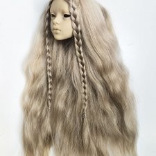 Парик из натуральных локонов козы . ОГ - 10,5см.