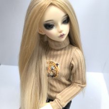 Парик для куклы Minifee с обхватом головы 17,5-18см