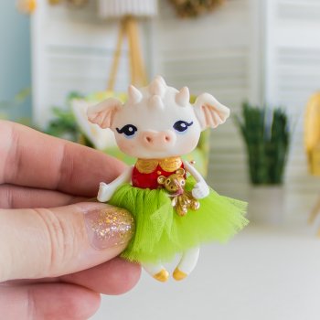 Авторская игрушка Дракошка Люси