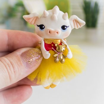 Авторская игрушка Дракошка Эмма